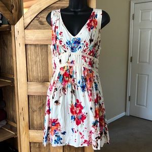 Entro Grecian Empire Waist Floral dress